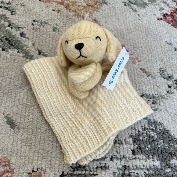 New Carter’s Baby Puppy Plush Lovey Security Blanket Stuffed Animal Dog Snuggly - Picture 2 of 8